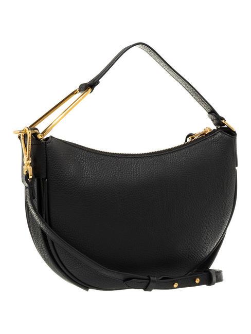 PRISCILLA Bag with shoulder strap, in leather Black - Women&rsquo;s Bags