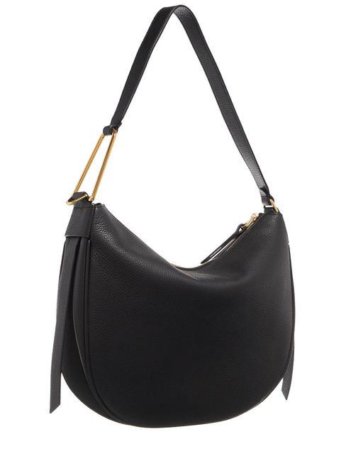 PRISCILLA Shoulder bag, in leather Black - Women&rsquo;s Bags