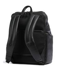 PIQUADRO FINN 15.6" laptop backpack, in leather Black - Laptop backpacks - 2