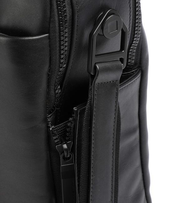 FINN 15.6" laptop briefcase, in leather Black - Work Briefcases