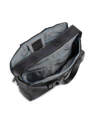PIQUADRO FINN 15.6" laptop briefcase, in leather Black - Work Briefcases - 4