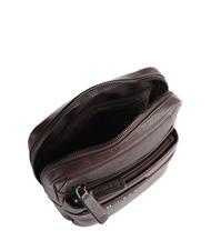 PIQUADRO PAAVO iPad Mini bag, in leather MORO - Over-the-shoulder Bags for Men - 3