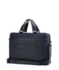 PIQUADRO FINN 14" laptop briefcase, in leather - Work Briefcases