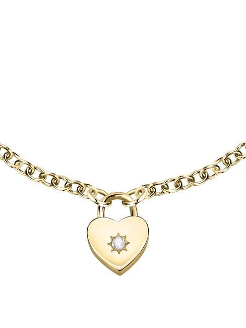 ABBRACCIO Bracelet with "hug" pendant gold - Bracelets