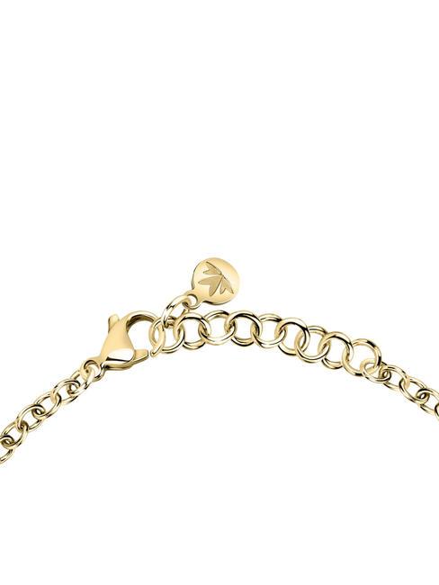ABBRACCIO Bracelet with "hug" pendant gold - Bracelets