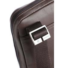 PIQUADRO PAN Small leather purse MORO - Over-the-shoulder Bags for Men - 3