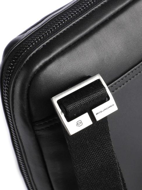 PAN Small leather purse Black - Over-the-shoulder Bags for Men