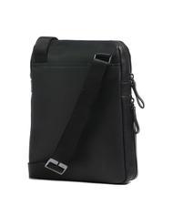 PIQUADRO MACBETH Expandable leather pouch - Over-the-shoulder Bags for Men