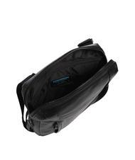 PIQUADRO MACBETH Expandable leather pouch Black - Over-the-shoulder Bags for Men - 5