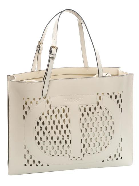 WINDOW OVAL T Shopper bag with clutch ivory - Women&rsquo;s Bags