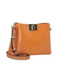FURLA FLEUR Small calf leather shoulder bag marmalade - Women’s Bags - 2