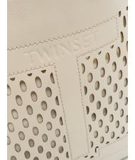 TWINSET WINDOW OVAL T Transforated shopping bag ivory - Women&rsquo;s Bags - 3