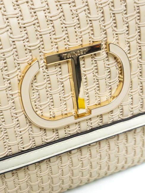 INTRECCIO Straw shoulder bag ivory - Women&rsquo;s Bags
