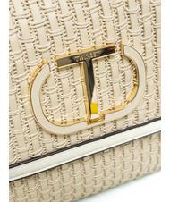 TWINSET INTRECCIO Straw shoulder bag ivory - Women&rsquo;s Bags - 3