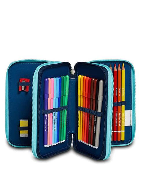 BELIEVE IN YOURSELF Case with school kit tardis blue - Cases and Accessories
