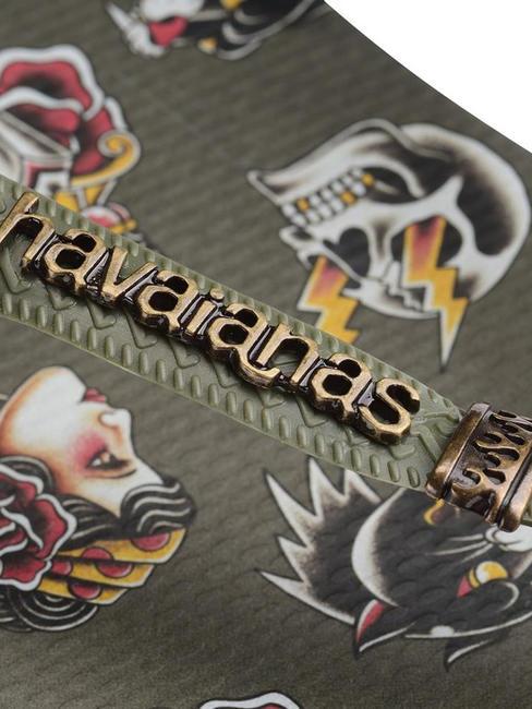 TOP TRIBO TOP flip flops black/moss - Men&rsquo;s shoes