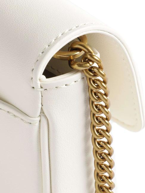 LOVE ONE POCKET Leather shoulder bag silk white-antique gold - Women&rsquo;s Bags