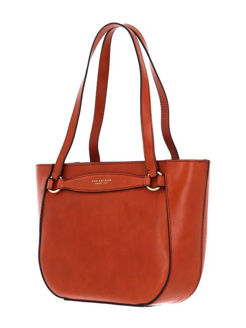 BETTINA Shopping Bag in leather rust abb. gold - Women&rsquo;s Bags