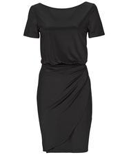 GUESS GATHERING POPLIA Short sleeve stretch dress jetbla - Woman Clothes - 5