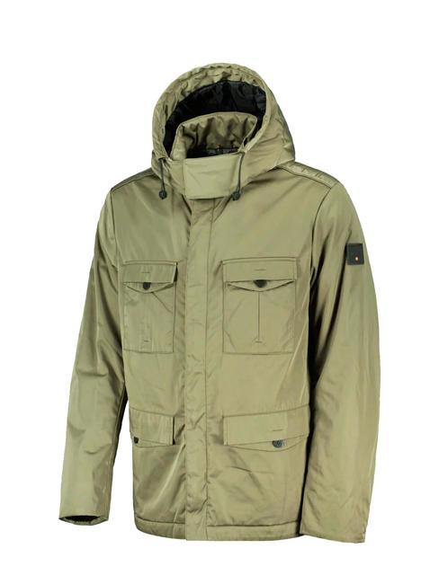SKATE HY Field jacket with hood dark olive - Men's Jackets