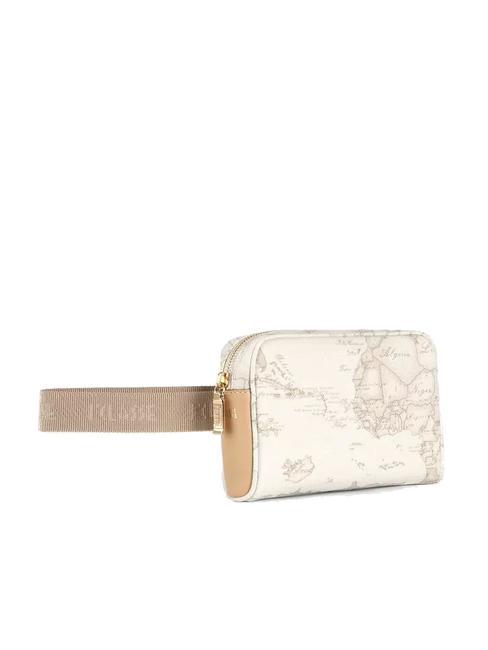 GEO WHITE Waist bag with webbing belt white - Women’s Bags