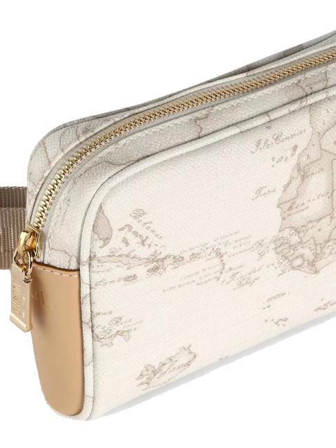 GEO WHITE Waist bag with webbing belt white - Women’s Bags