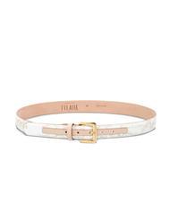 ALVIERO MARTINI PRIMA CLASSE GEO WHITE Shortenable belt - Belts