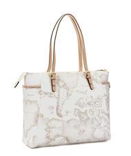 ALVIERO MARTINI PRIMA CLASSE GEO WHITE Large shoulder tote bag - Women’s Bags