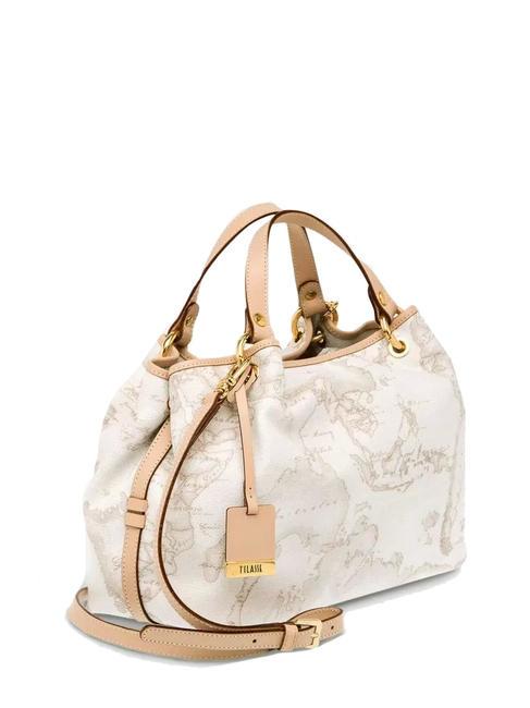GEO WHITE Medium bag with shoulder strap white - Women’s Bags