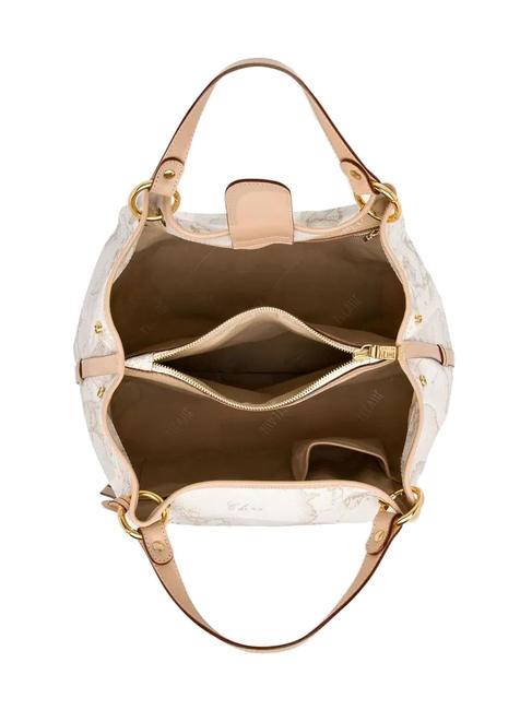 GEO WHITE Medium bag with shoulder strap white - Women’s Bags