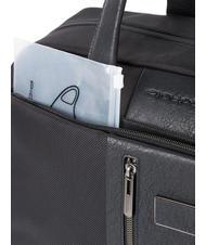PIQUADRO BRIEF 2 Bag with shoe compartment Black - Duffle bags - 5