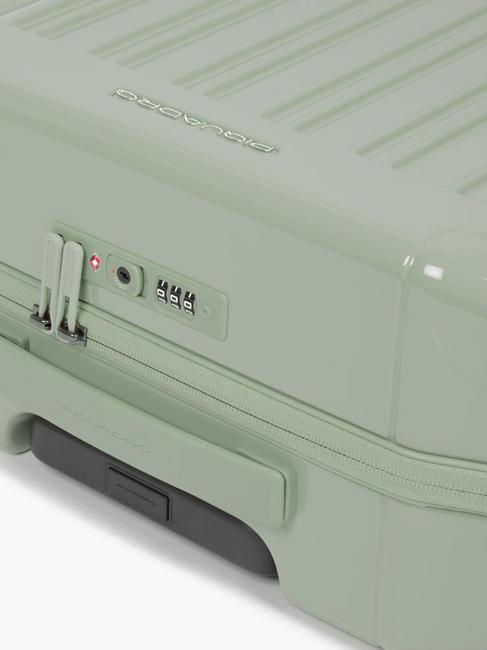 PQ-LIGHT Ultra slim cabin trolley GREEN - Hand luggage