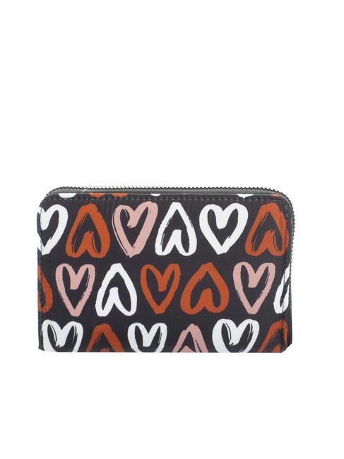 PRINT ALL OVER Medium zip wallet black / art - Kids bags and accessories