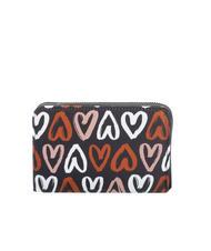 MINIPA' PRINT ALL OVER Medium zip wallet black / art - Kids bags and accessories - 3