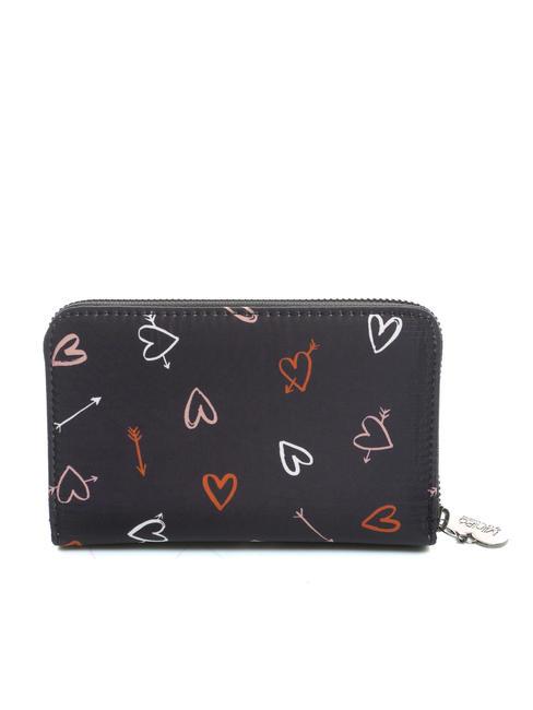 PRINT ALL OVER Medium zip wallet little heart - Kids bags and accessories