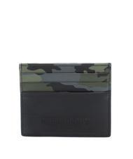 PLEIN SPORT CHICAGO Leather card holder black - Men&rsquo;s Wallets - 3