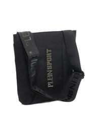 PLEIN SPORT NEW SUPER HERO Nylon travel bag black - Over-the-shoulder Bags for Men - 2