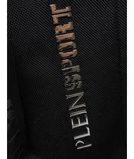 PLEIN SPORT NEW SUPER HERO Nylon travel bag black - Over-the-shoulder Bags for Men - 3