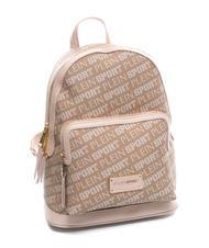 PLEIN SPORT RED HILL Backpack with logo texture taupe - Women&rsquo;s Bags - 4