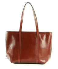 THE BRIDGE VITTORIA Leather shopping bag BROWN - Women’s Bags - 3