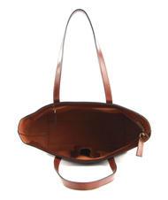 THE BRIDGE VITTORIA Leather shopping bag BROWN - Women’s Bags - 4
