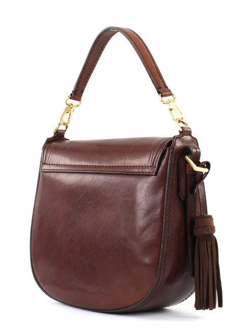 PEARLDISTRICT Double function bag in leather BROWN - Women&rsquo;s Bags