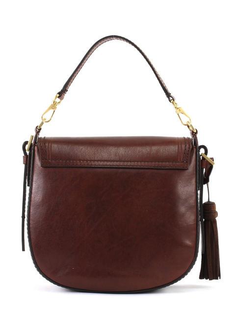 PEARLDISTRICT Double function bag in leather BROWN - Women&rsquo;s Bags