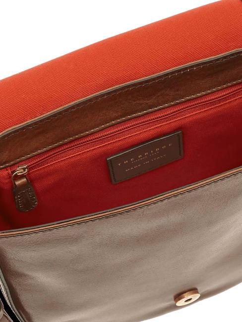 PEARLDISTRICT Double function bag in leather BROWN - Women&rsquo;s Bags