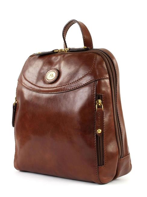 STORY DONNA Leather backpack BROWN - Women’s Bags