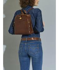 THE BRIDGE STORY DONNA Leather backpack BROWN - Women’s Bags - 5