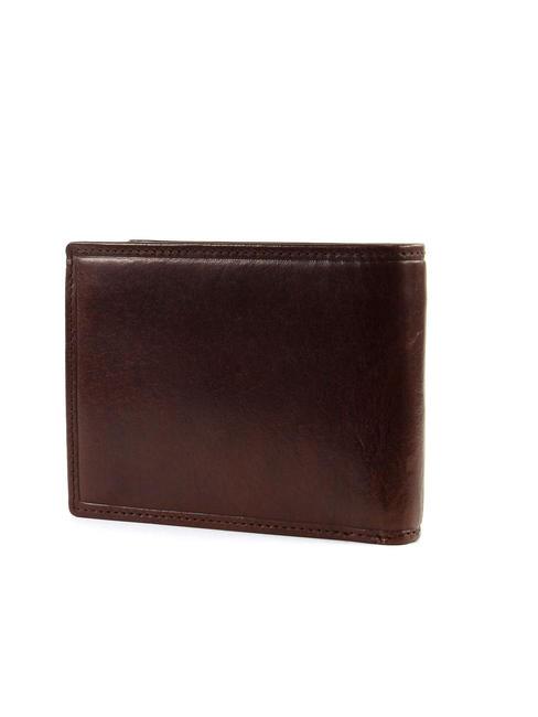 STORY UOMO Leather wallet flap and coins BROWN - Women’s Wallets