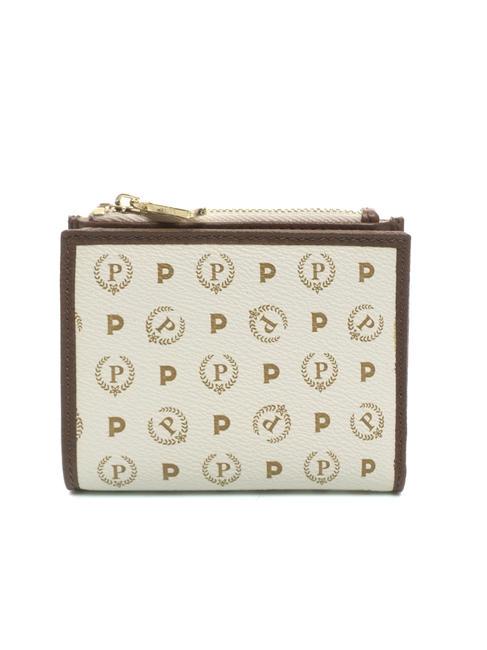 HERITAGE Compact wallet ivory / brown - Women&rsquo;s Wallets