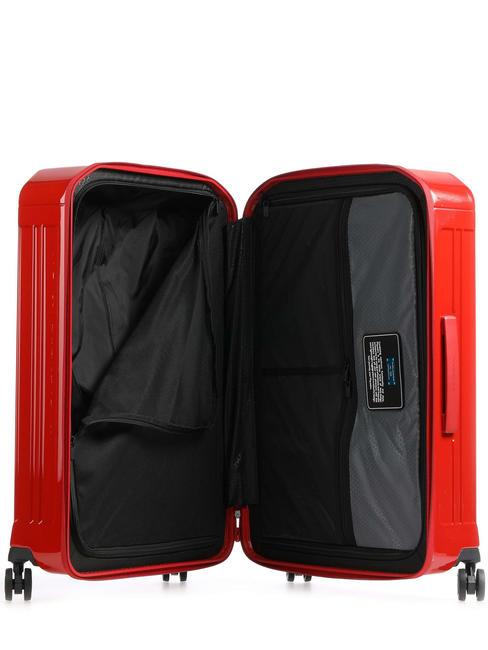 PQ-LIGHT Large ultra slim trolley RED - Rigid Trolley Cases
