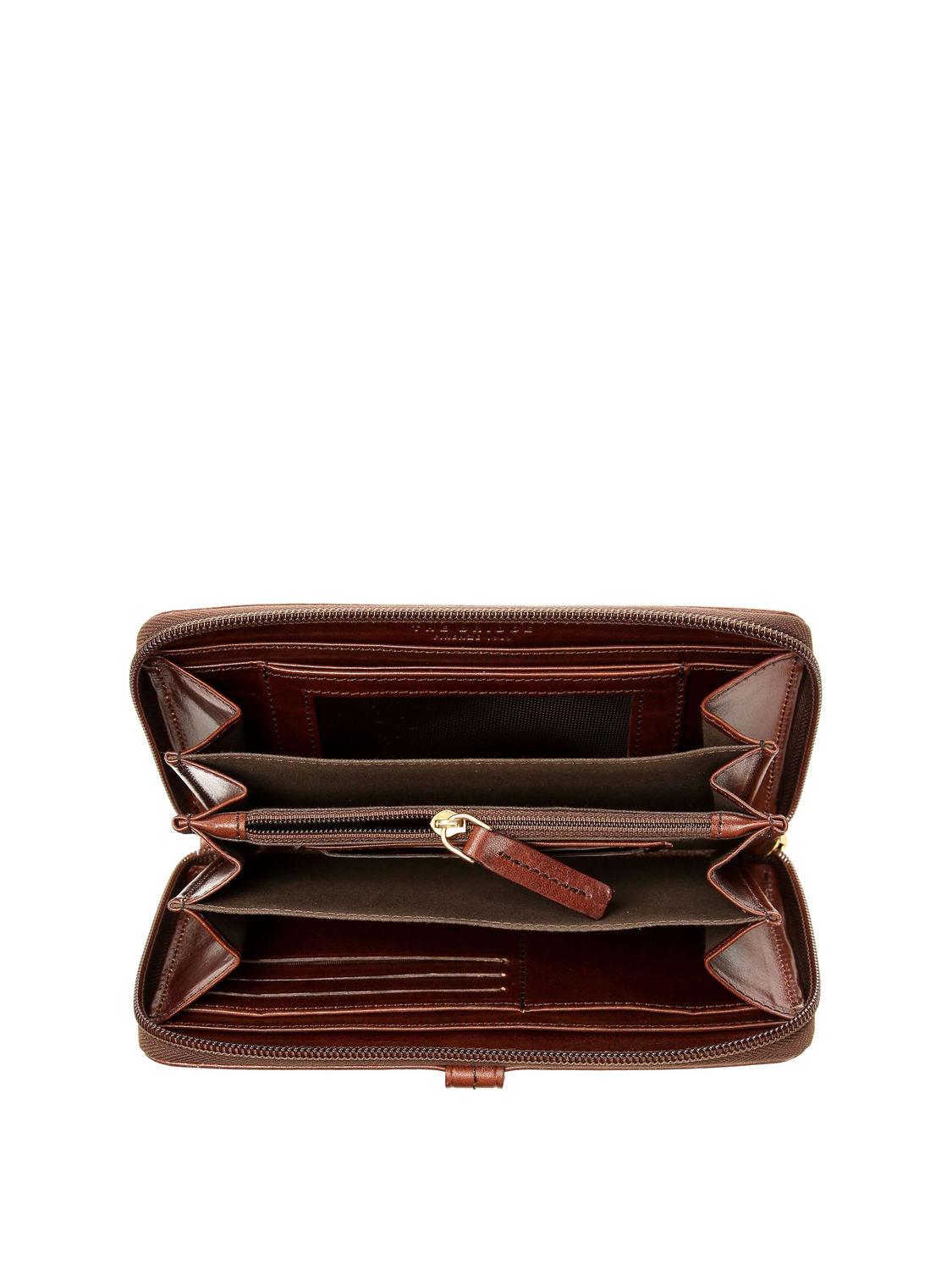brown wallet women